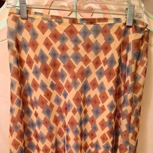Ann Tsylor Loft Skirt. Short w/flare Cute Fit.Sz 12 Petite New Condition